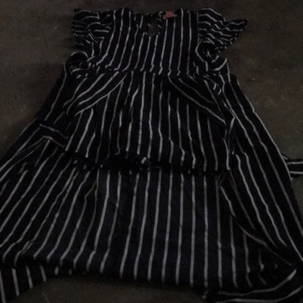 Romper with trail